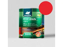 Грунт-емаль КОРАБЕЛЬНА Червоний 2.8кг 3 в 1