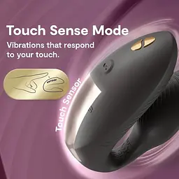 Вібратор We-Vibe Chorus Pro Satin Black для пар зі смарт-управлінням - мініатюра 9