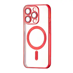 Чохол Ductil Metallic Edge with MagSafe (Protected Camera & Lens) iPhone 15 Pro Red