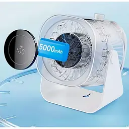 Портативний вентилятор DK WT-F87 White [136034] - мініатюра 5