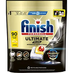 Капсули для посудомийних машин Finish Ultimate Plus All in 1, 90 шт.