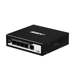 Комутатор PowerLink SP401F 5xFE (4xPoE, 1xUplink), 55Вт, Некерований 2E teh0018106 - мініатюра 2