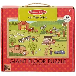 Гігантська головоломка-пазли Melissa&Doug На фермі, 35 елементів (MD31375)