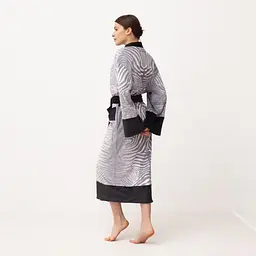 Кімоно жіноче з плюшевого велюру Kimono Luxury 18377 S - мініатюра 3