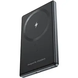 Павербанк Choetech Magnetic Wireless Black 5 000 mAh / 20 Вт (B738-CCBK)