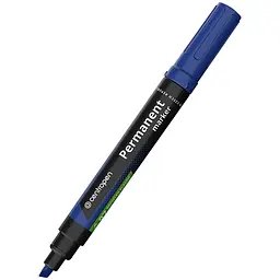 Маркер Centropen Permanent 8576 1-4.6 мм клиноподібний синій упаковка 10 шт. (8576/03)