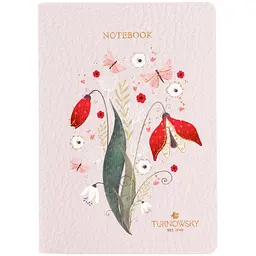 Книга записна Axent Turnowsky Secret Garden А6 60 аркушів у клітинку (8711-2-A-TR)