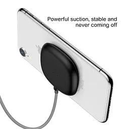 Заряджання QI BASEUS Suction Cup 10W (WXXP-01) бездротове чорне - мініатюра 3
