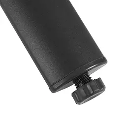 Складний стіл Bo-Camp Melrose Oval 120x80 cm Black/Wood look (1404220), Коричневий - мініатюра 11