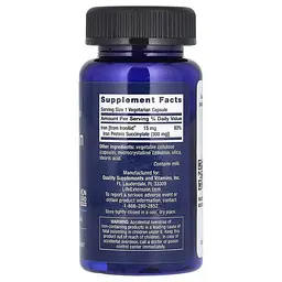Залізо Iron Protein Plus 300 mg 100 Capsules Life Extension vit0005982 - мініатюра 2