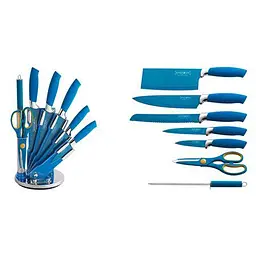Набір ножів Royalty Line RL-BLU8-C blue - мініатюра 2