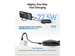 Зовнішній акумулятор (Power Bank) BASEUS EnerFill FC21 Qpow 3 Ultra 20000mAh 22.5W Black (E0027M00) - мініатюра 5