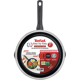 Сковорода з кришкою Tefal Day by Day 20 см чорна (B5580223_SET) - мініатюра 8