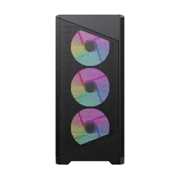 Корпус GameMax Destroyer MB, Black, без БЖ, Mid Tower, для MicroATX / Mini-ITX, 1xUSB 3.0 / 2xUSB 2.0, макс. CPU - 165 мм / VGA - 410 мм, 4x120 мм ARGB, бічна панель із загартованого скла - мініатюра 7