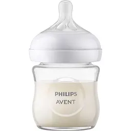 Скляна пляшечка для годування Philips AVENT Natural Природний потік 120 мл (SCY930/01)