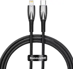 Кабель Baseus Glimmer Series Fast Charging Cable Type-C to Lightning 20W 2m CADH000101 Black
