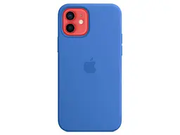 Чохол Apple Silicone Case for iPhone 12 Pro Max HQ Capri blue - мініатюра 2