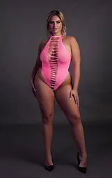 Боді Ouch! High-Cut Body, XL/XXXXL (рожевий) - мініатюра 6
