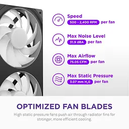 Система рідинного охолодження NZXT Kraken Core 360 Black with RGB fans Single Fra (RL-KR36C-B1) - мініатюра 7