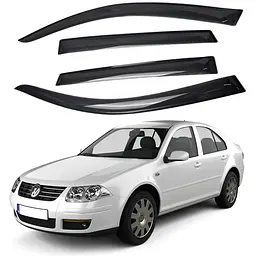 Дефлектори вікон вітровики для Volkswagen Bora / Jeeta 1998-2005 Acrylic