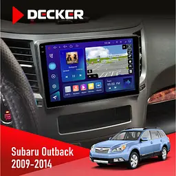 Штатная магнитола Subaru Outback 2009-2014 Decker D9-009 4x64, DSP, 4G, 2k Decker (НФ-00008414)