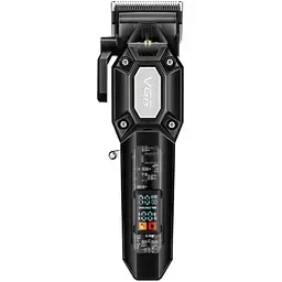 Машинка для стрижки (clipper) VGR V-600, 6 насадок, LED display, Чорний