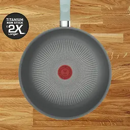 Tefal Сковорода ВОК Halo EUCALYPTUS, 26см, алюміній, бакеліт, сірий - мініатюра 5