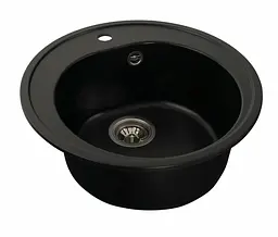 Кухонна мийка VALESO 510 LUNA матова Чорна (SP000047496) - мініатюра 2