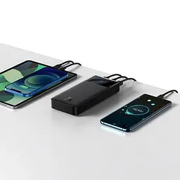 Акумулятор зовнішній Повербанк Baseus Bipow 20000 mAh 22.5W powerbank PPXD20 чорний - мініатюра 2