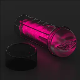 Мастурбатор Lovetoy Lumino Play Masturbator 8.5" рожевий - мініатюра 4
