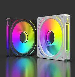Вентилятор Coolmoon 120мм CM-MA1-ARGB White (CM-MA1-ARGB) - мініатюра 3