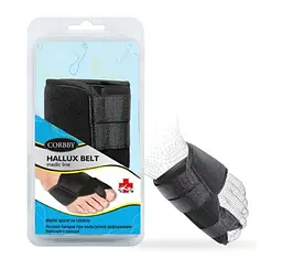 Нічний бандаж Corbby Hallux Belt при вальгусній деформації великого пальця, лівий