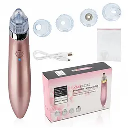 Вакуумний очисник пор обличчя XN-8030 Beautiful skin care Specialist апарат для вакуумного чищення обличчя з USB - мініатюра 4