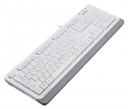 Клавіатура FKS10 "Fstyler", White/Grey A4Tech teh0020596 - мініатюра 2