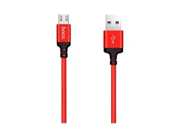 Кабель Hoco X14 Times Speed MicroUSB 1m Red/Black (6957531062851)