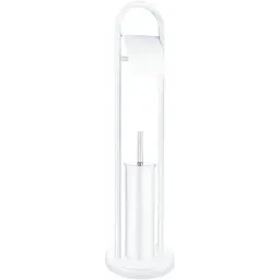 Йоржик підлоговий з папероутримувачем Zerix Kit ME04 white ZX4643, Білий
