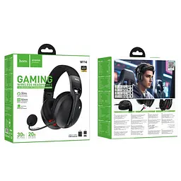 Навушники Hoco W114 Magic four-mode gaming headphones Black - мініатюра 2