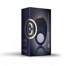 Ерекційне кільце з вібрацією Climaximum Capture Vibrating Silicone Cock Ring - мініатюра 4