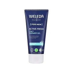 Гель для душу Weleda Active Shower Gel 3 в 1 200 мл (7611916153600)