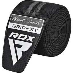 Бінти на коліна KR11 GYM Knee Wrap RDX Inc WAH-KR11BG, Black/Grey - мініатюра 3