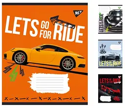 
Зошити учнівські 48 аркушів лінія Yes Lets go for ride, 10 шт. в упаковці