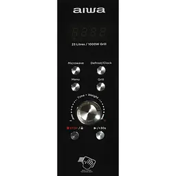 Мікрохвильова піч AIWA NAMICOOK CRYSTAL23 MW-230DG/BK 23л/ 800Вт/ гриль/ Child LOCK//чорна - мініатюра 8