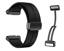 Ремінець Primolux Magnetic Silicone для годинника Xiaomi Redmi Watch 3 Active Black - мініатюра 2