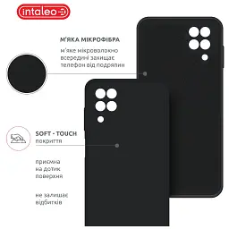 Чохол до мобільного телефона Intaleo SoftShell Samsung Galaxy A12 5G Black (1283126562525) - мініатюра 5