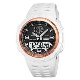 Чоловічий наручний годинник 1655WTWT White Skmei acs0030645 - мініатюра 5