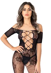 Бодістокінг Daring Intimates Off the Shoulder чорний - мініатюра 2