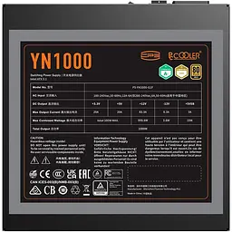 Блок живлення PcCooler YN1000 80+ Gold (P5-YN1000-G1FFBK1-EU) - мініатюра 5