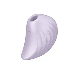 Стимулятор Satisfyer Pearl Diver Вакуумний кліторальний у вигляді мушлі, 9.1х5.1 см фіолетовий - мініатюра 2