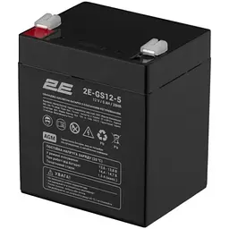 Акумулятор 2E GS 12V 5Ah AGM(2E-GS12-5) - мініатюра 2