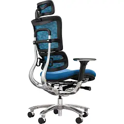 Офісне крісло GT Racer X-801A (W-55 B-45), синє (X-801A Blue (W-55 B-45)) - мініатюра 5